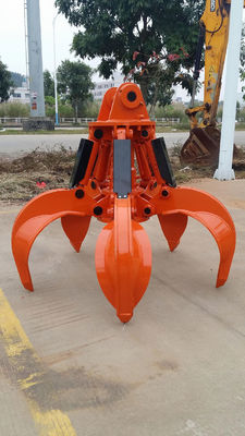 Máquina escavadora Orange Peel Grab do tamanho médio quatro ou cinco garras
