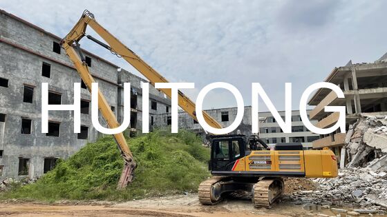 Máquina escavadora alta do crescimento 35T da demolição do alcance de três seções PC330 PC350 CAT330 CAT336 SK330 SK350 ZX330 ZX350 DX340 R335 HX330 SY335 XE335 EC330 Quebra alta do concreto da demolição da fábrica da elevação