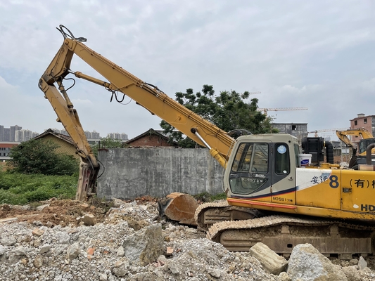HT Excavadora de alto alcance e braço de extensão para demolição de edifícios para 25 30 50 60 toneladas Excavadora