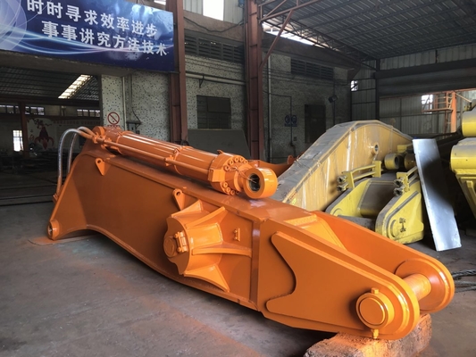 60Ton PC600 R600 Excavator Boom Mega Excavator Rock Boom com comprimento e peso personalizados e acessórios completos