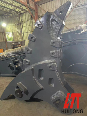 Boom de rocha de escavadeira Q355B/Q690 personalizado para escavação, quebra, movimentação de blocos de rocha dura ISO 9001