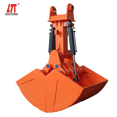 Carga pesada 1.2m3 balde giratório de cilindro duplo de carapaça balde hidráulico para escavadeira de 21-24 toneladas PC210 SH240 EX220 Excavadora Carregamento de areia pedra lama para dragagem limpeza de rio trabalho de movimentação de terra
