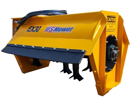 Excavadora Huitong, cortadora de escamas para escavadoras de 15-20 toneladas, manutenção de estradas/fossas/florestação