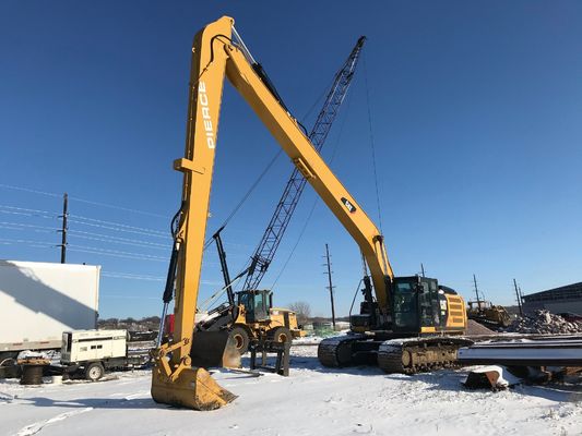 10-30 metros Excavadora pesada Boom Amarelo OEM- Extensão de longo alcance