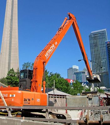 10-30 metros Excavadora pesada Boom Amarelo OEM- Extensão de longo alcance
