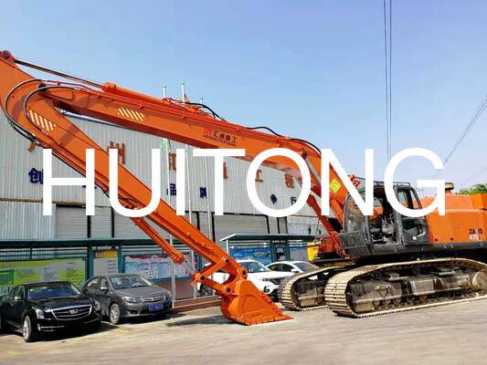 Excavadora Boom de longo alcance para PC300/CAT330 20m para trabalhos de moldagem de encostas/dragagem de rios/escavação de longo alcance/revestimento