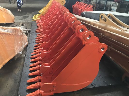 Balde de limpeza de fossa de escavadeira personalizado de 1,2 metro cúbico Capacidade 22 toneladas Balde de limpeza de lama Substituição para PC220 CAT320 DH220 R220 para remoção de detritos de manutenção de estradas