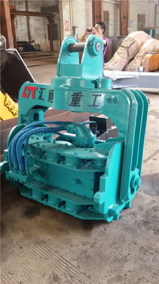 HT350 Marteladora hidráulica durável de empilhamento de pilhas Fit Excavadora 35-40T EX400 PC350 para projetos municipais e rurais de empilhamento
