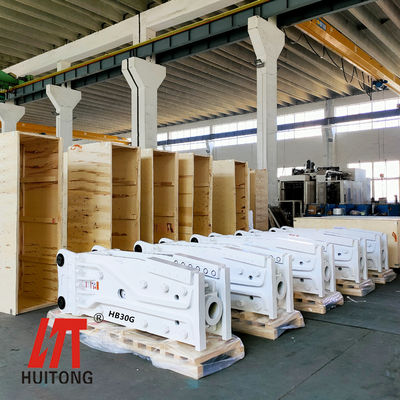 Martelo Hidráulico Huitong 3156 KG Top-Type para Escavadeiras de 30-40 Toneladas OEM com Certificado CE Motor Como Componente Principal