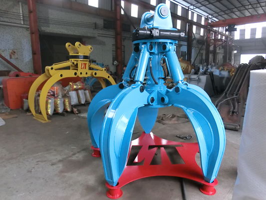 Garra de Casca de Laranja para Escavadeira Huitong Personalizada para Escavadeiras de 17-26 Toneladas, Equipamento de Manuseio de Sucata/Resíduos, Certificação CE
