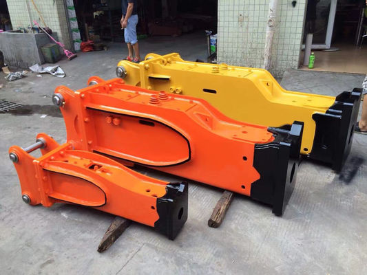 Martelo Hidráulico Tipo Caixa/Silencioso Huitong 480KG para Escavadeiras de 6-9 Toneladas, OEM Disponível, Certificado CE