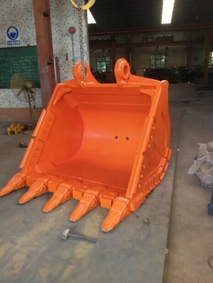 Balde de Rocha para Escavadeira Huitong com Pontas Reversíveis, Balde de Mineração de 25 T para Pedreira/Demolição, OEM Disponível
