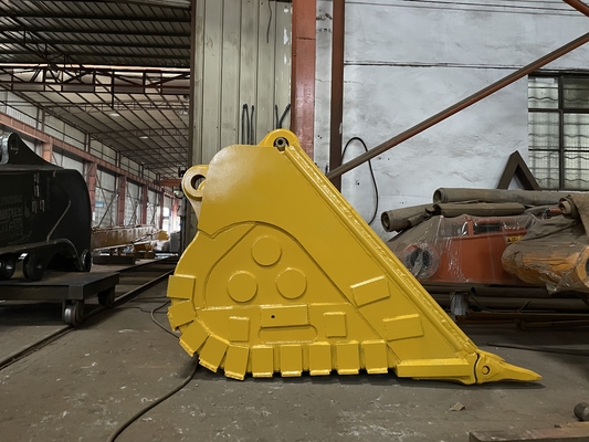 Balde de Rocha para Escavadeira Huitong com Pontas Reversíveis, Balde de Mineração de 30 T para Pedreira/Demolição, OEM Disponível