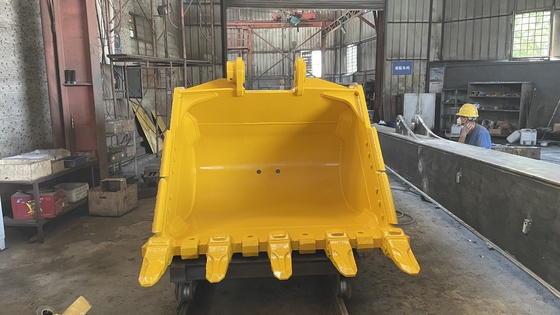 Balde de Rocha para Escavadeira Huitong com Pontas Reversíveis, Balde de Mineração de 30 T para Pedreira/Demolição, OEM Disponível