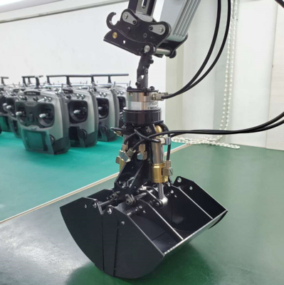 Peças de Escavadeira Fabricadas Huitong Caçamba Bivalve para Escavadeiras de 21-24 Toneladas Placa de Aterrissagem em Aço Inoxidável Gravado Certificado CE