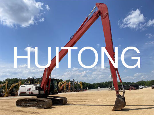 Excavadora Boom de longo alcance para PC300/CAT330 20m para trabalhos de moldagem de encostas/dragagem de rios/escavação de longo alcance/revestimento