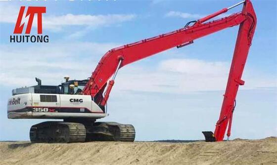 Máquinas Huitong Escavação personalizada de 20-25t Excavadora de longo alcance Braço de arremesso durável de núcleo de rolamento Especialista em escavação fabricada