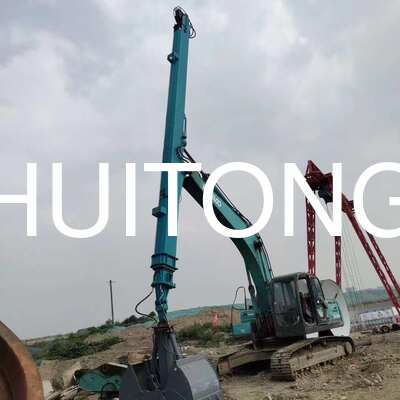 EXCAVATOR Boom telescópico de três etapas para PC300/CAT330 18m para operações de demolição/desmontagem vertical de edifícios de grande altura