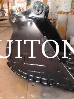 Large Capacity HD Excavator Bucket 4 to 5m3 for PC650 PC800 CAT374 with Reinforced Structure for Bulk Material Loading