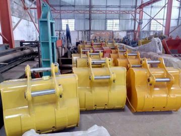 Q355 Balde de escavadeira de alta qualidade para escavadeira de 20T Balde de trabalho pesado Balde de rocha de mineração personalizado