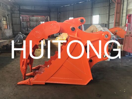 Excavadora Balde de polegar para PC200/CAT320 0,8cbm para limpeza de local/manuseio de materiais/operações de carregamento/agricultura
