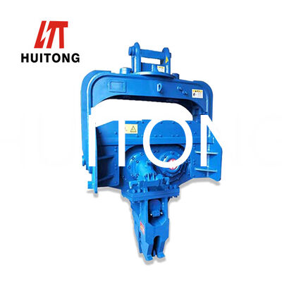 HUITONG Excavator Vibratory Hydraulic Pile Hammer para PC150/CAT315 1.3T para edifícios/fundamentos de pontes/engenharia hidráulica