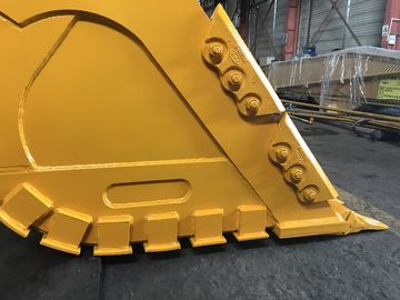 NM400 amarelo, balde de rocha de escavadeira de 16 toneladas