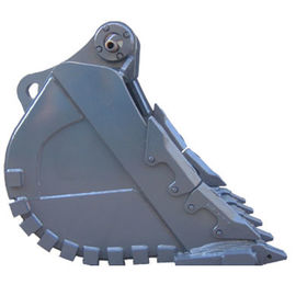 Balde de coleta de rocha pesada com dentes de alta resistência formado a partir de aço Q355 NM400 Hardox400