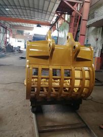 Excavadora pesada Balde esqueleto Q355B Hardox450/500/550 Amarelo/Negro 0,2-2,8 metros cúbicos