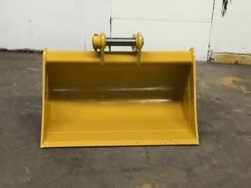 Cubeta de cavadura do Backhoe amarelo da cor para o transporte de materiais da luz do volume alto