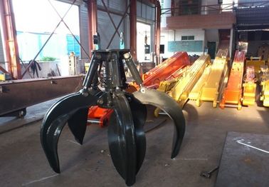 Garra da casca de Hydraulic Rotating Orange da máquina escavadora garantia de 1 ano