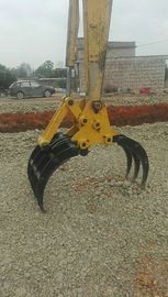 20Ton Excavator Manual Tipo Máquina de Agricultura Log Grapple 2.2M Jaw Opening Q355B/NM400/HARDOX450 Produto com e OEM