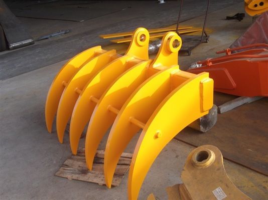 Rake de escova de escavadeira de aço com pinças afiadas Forma padrão 200-4000kg para escavação ideal