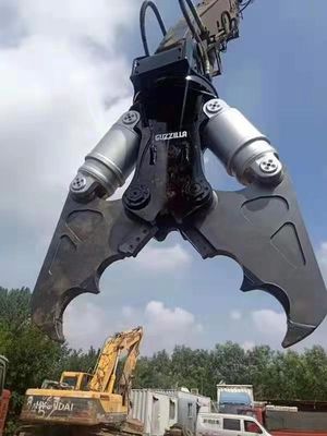Excavadora NM400 amarelo Pulverizador hidráulico de pedra