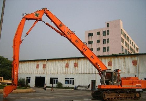 Braço 18m 20m do crescimento de Extension Long Reach da máquina escavadora 35m para o acessório de demolição alto do alcance
