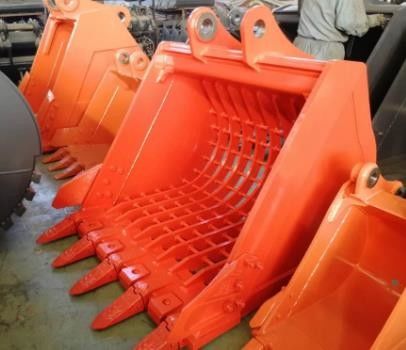 100% NUEVO Balde de Escavação Personalizado Grande Capacidade Para 35Ton Escavadeira Esqueleto Balde de Escavação Anexo