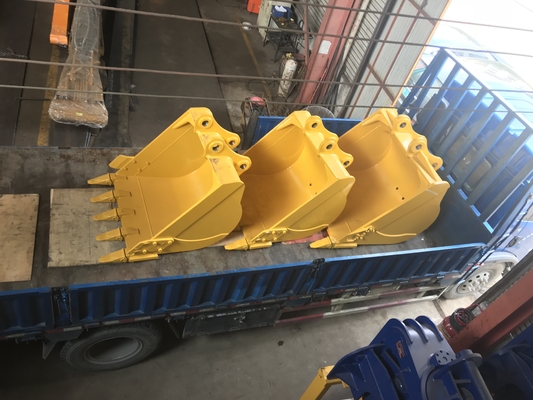 Força Negro / Amarelo Bucket de escavadeira de todos os fins 0,25-1,4cbm Capacidade