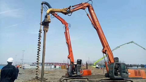 Máquina escavadora de venda quente Spare Parts For do crescimento do alcance de Piling Boom Long da máquina escavadora 20-50 Ton Excavator