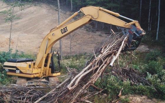 Construção de estradas de Ton Excavator Brush Rake For da silvicultura 13