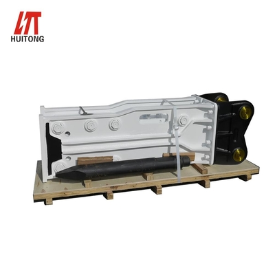 Excavadora de 6 toneladas Tipo de caixa personalizado quebra martelo Silent Rock Boreaker 75MM Diâmetro de haste com controle de QC de fábrica de alto padrão