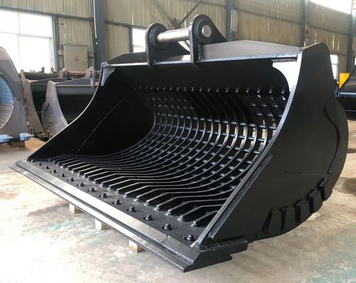 Excavadora personalizada Balde esqueleto 31-35t Excavadora 1.5m3 PC350 EX350 para trabalho de rastreamento de rocha de escavadeira