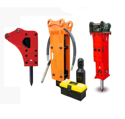 Tipo 20 Ton Excavator Hydraulic Hammer For Hitachi do silêncio HMB1400
