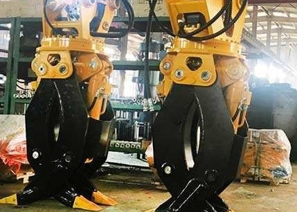 China Excavator Attachment 5-35 Ton Excavator Hydraulic Grapple Alta qualidade Mini Excavator Grapple para venda