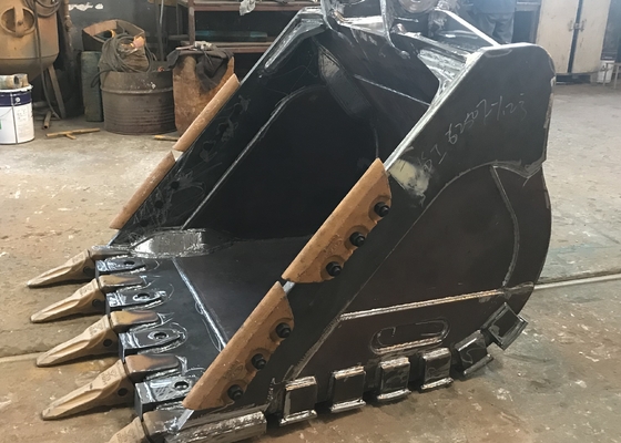 Força amarelo/preto Excavator Rock Bucket Q355 NM400 Hardox400 280-4300kg Personalizado