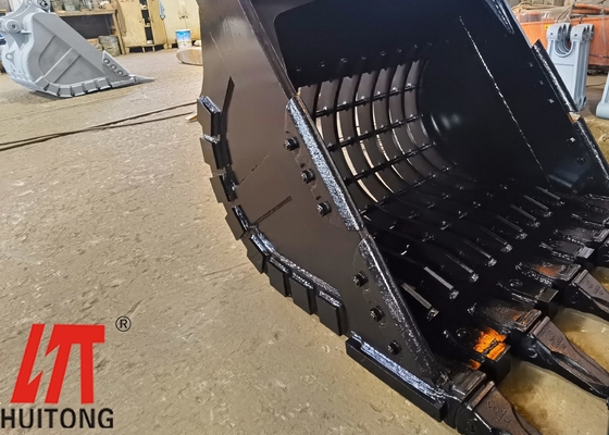 Heavy Duty Excavator Skeleton Bucket Yello \uff57/Black Q355B NM400/450/500 Hardox450/500/550 Standard/Heavy Duty (em inglês)