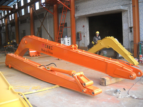Máquina escavadora longa Long Reach Boom de Dx 420 da máquina escavadora do crescimento de Hitachi hidráulico