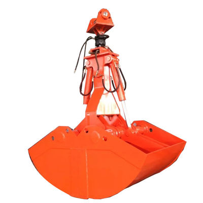 Excavadora pesada Clamshell Bucket Hardox450/500/550 Força 0,4-6 metros cúbicos Amarelo/Customizado