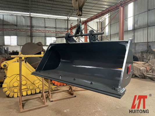 Caçamba de limpeza de escavadeira personalizada Caçamba de escavação de 12 toneladas Escavadeira 0,5m³ PC120 CAT312 para remoção de detritos de manutenção de estradas