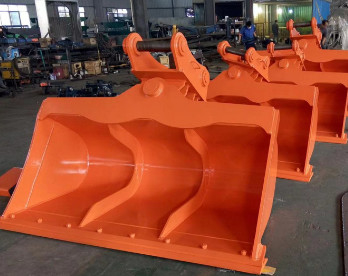 Balde de inclinação de escavação personalizado com abertura de 800-1500 mm