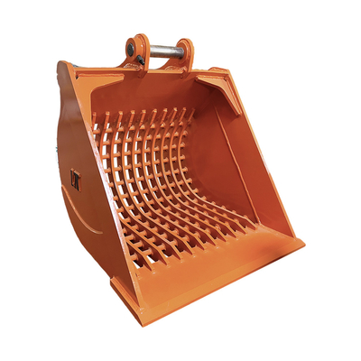 Excavador Esqueleto Balde Pesado Amarelo/Negro Q355B NM360/400 Balde para Escavação/Sieving